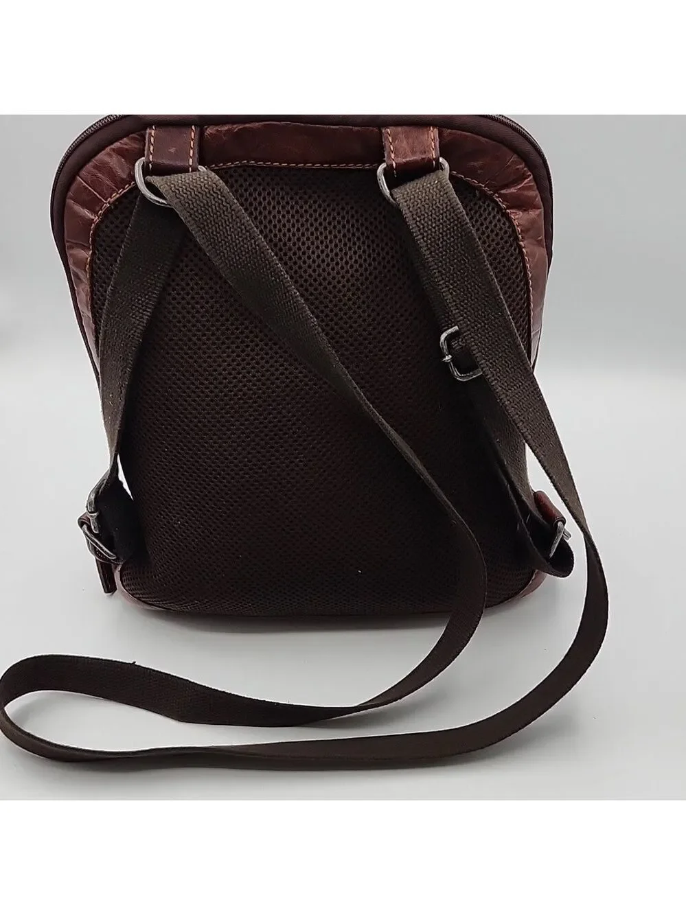 Jack Georges VOYAGER FLORAL BACKPACK/Crossbody GENUINE LEATHER HANDCRAFTED